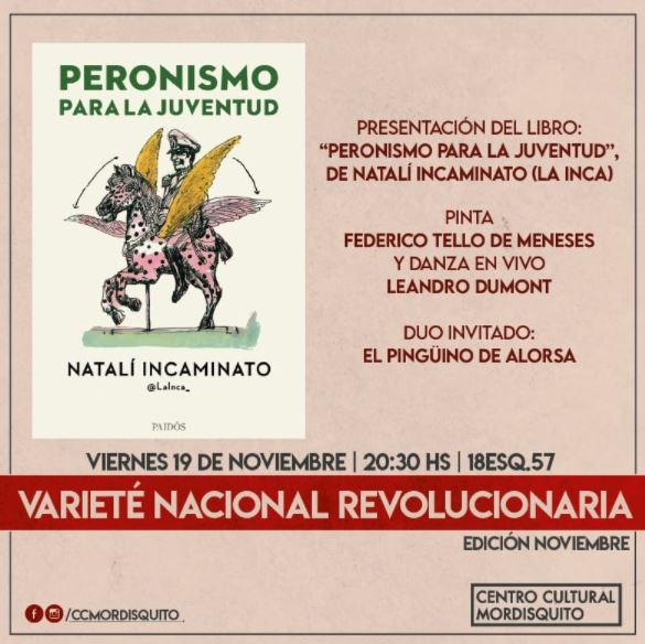 PRESENTARÁN EL LIBRO “PERONISMO PARA LA JUVENTUD”