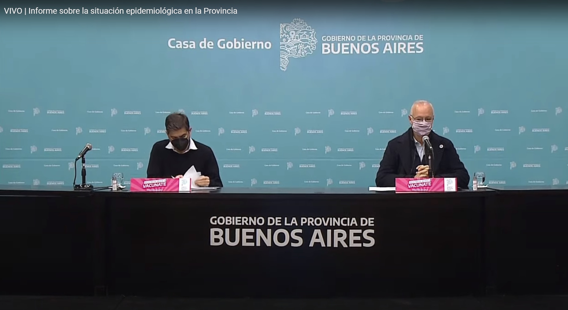 GOLLÁN RATIFICÓ UNA CAÍDA DE CASOS PERO SIN IMPACTO EN LA OCUPACIÓN DE CAMAS