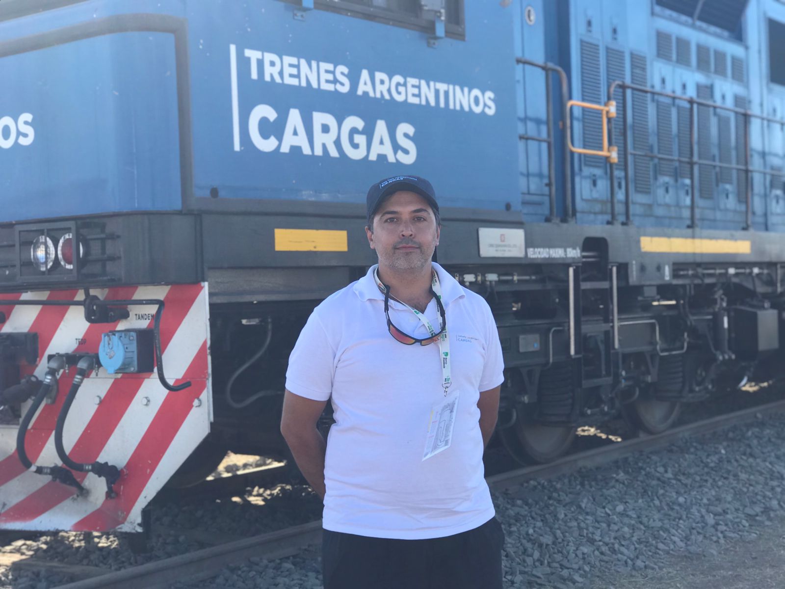 EXPOAGRO: TRENES ARGENTINOS MONTÓ UNA LOCOMOTORA PARA POTENCIAR EL SERVICIO