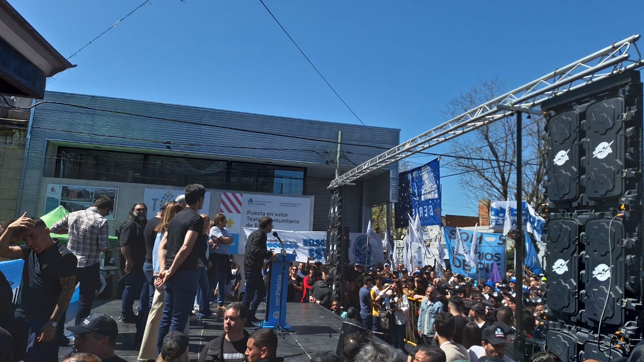 KICILLOF: “EL PUEBLO ENTERO ESTÁ EMPEZANDO A COMPRENDER TODO LO QUE SE JUEGA EN 15 DÍAS”