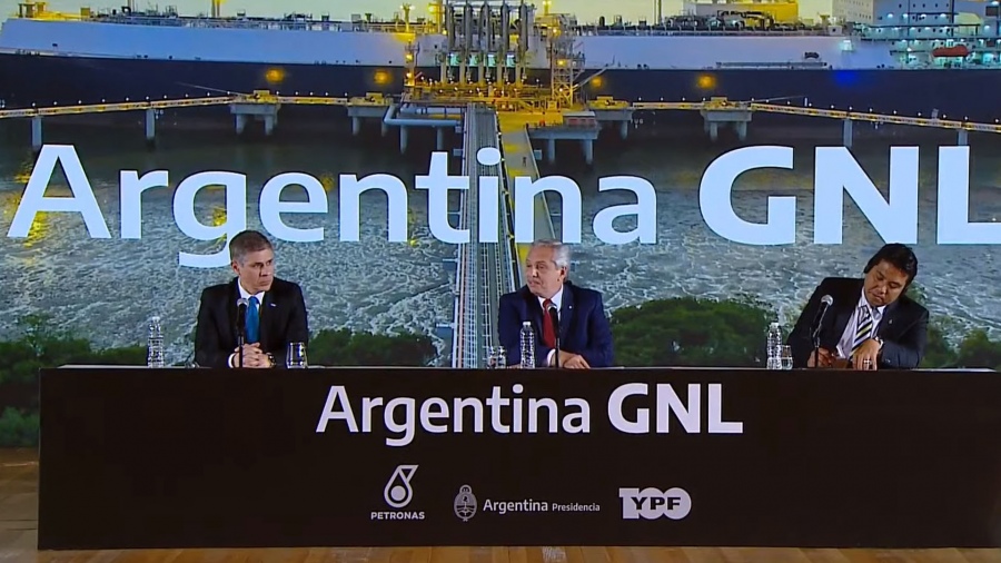 ALBERTO FERNÁNDEZ ANUNCIÓ UN ACUERDO PARA INDUSTRIALIZAR GAS NO CONVENCIONAL