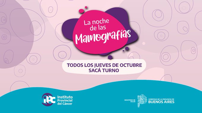 HOSPITALES BONAERENSES HARÁN “LA NOCHE DE LAS MAMOGRAFÍAS”