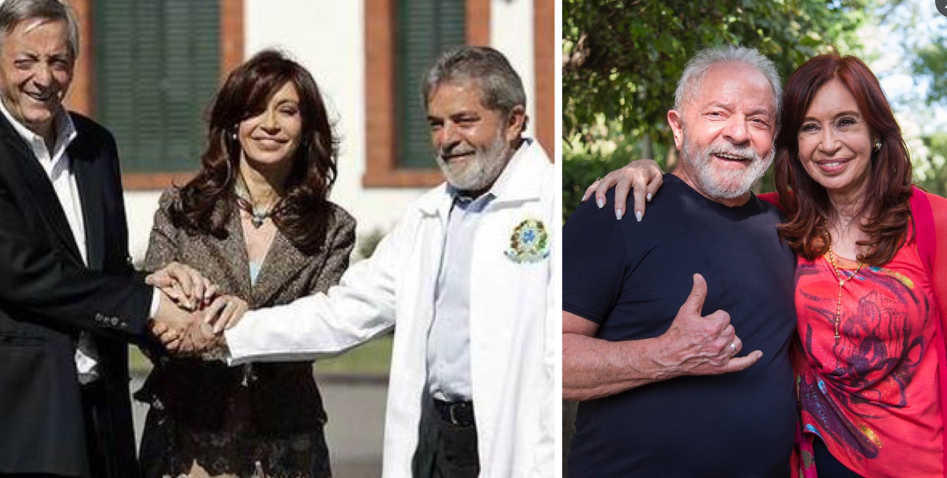 CRISTINA KIRCHNER FELICITÓ A LULA POR EL TRIUNFO