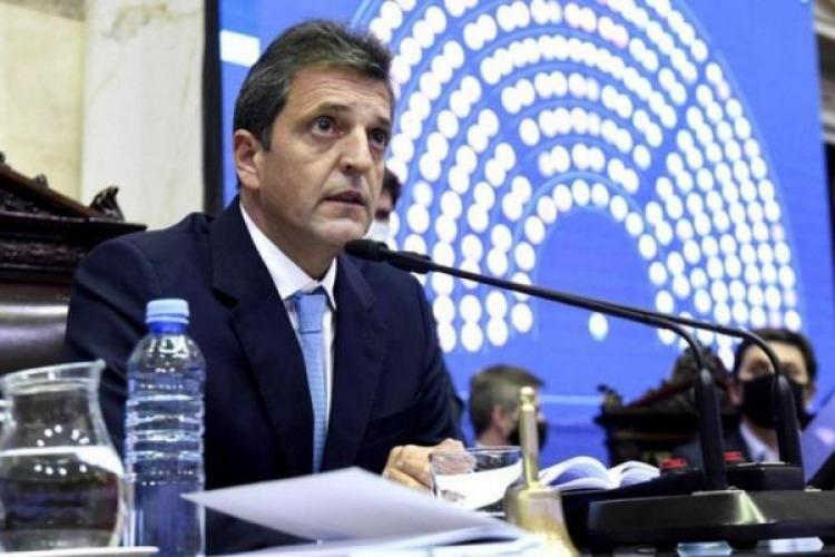 MASSA RENUNCIA A LA PRESIDENCIA DE DIPUTADOS PARA ASUMIR COMO MINISTRO