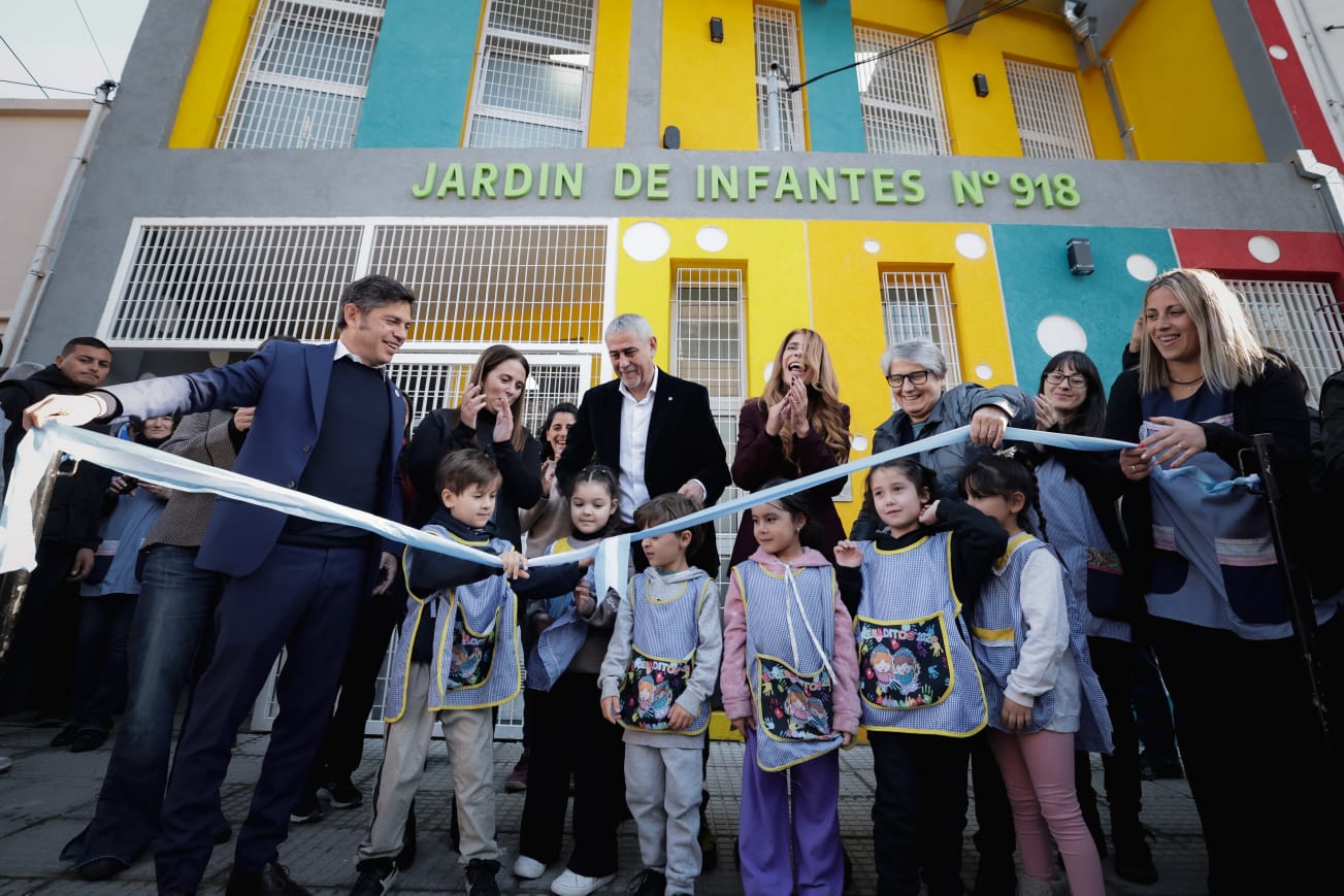 KICILLOF CELEBRÓ LA INAUGURACIÓN DEL JARDÍN DE INFANTES N°918
