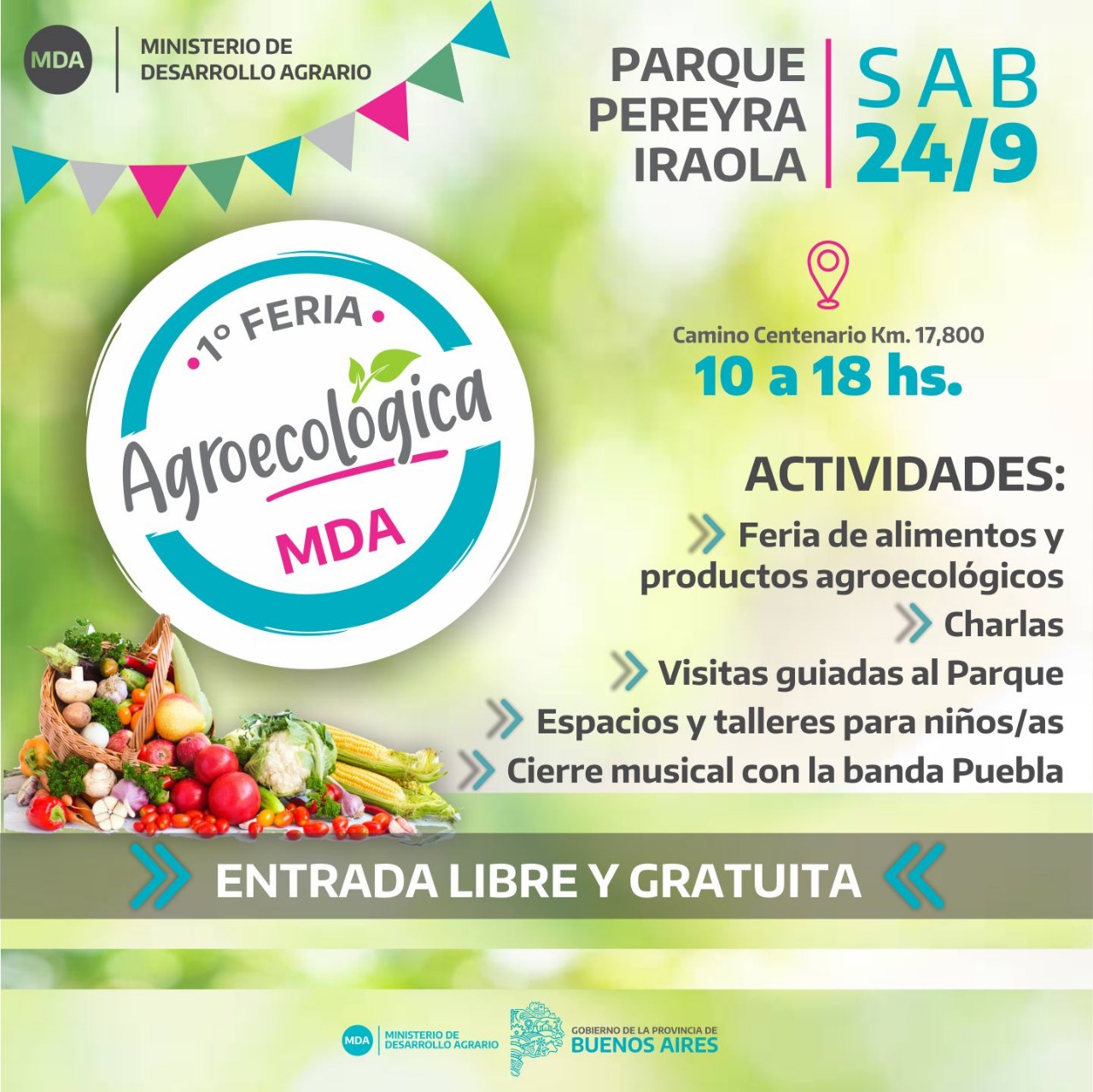 SE REALIZARÁ LA 1° FERIA AGROECOLÓGICA BONAERENSE