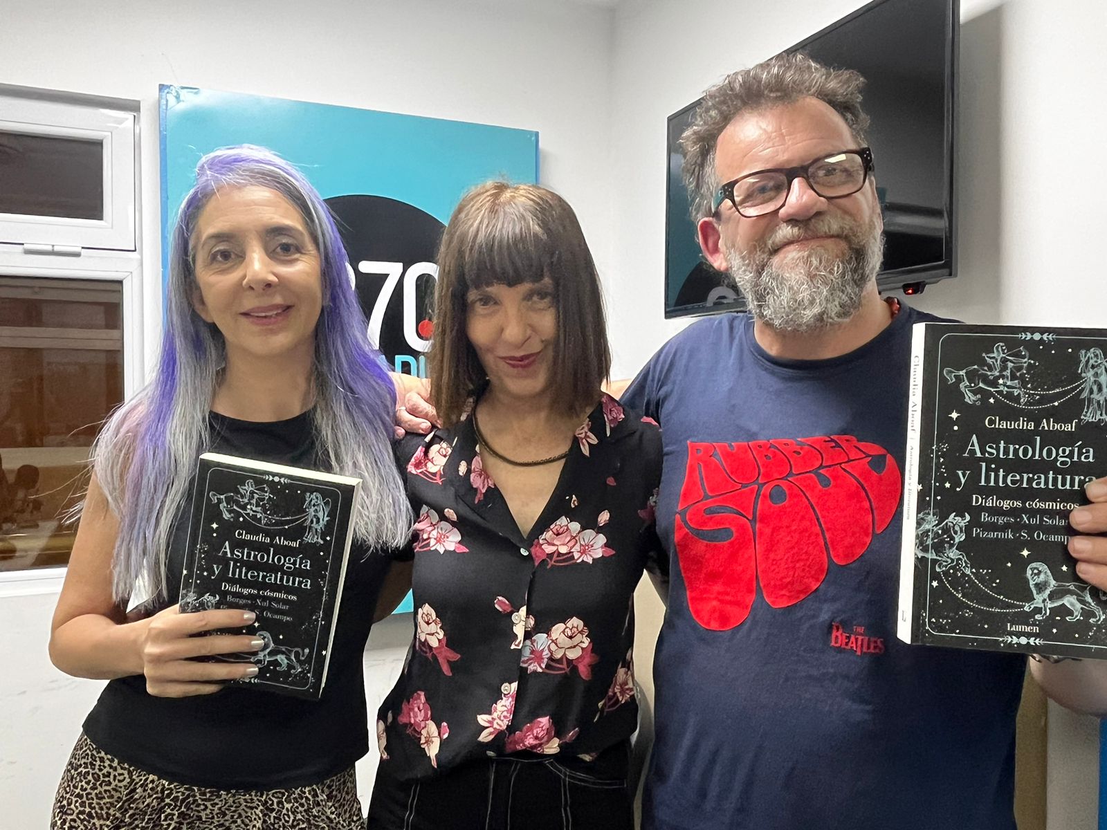 CLAUDIA ABOAF CONVERSÓ CON GILLESPI Y MIRI MOLERO