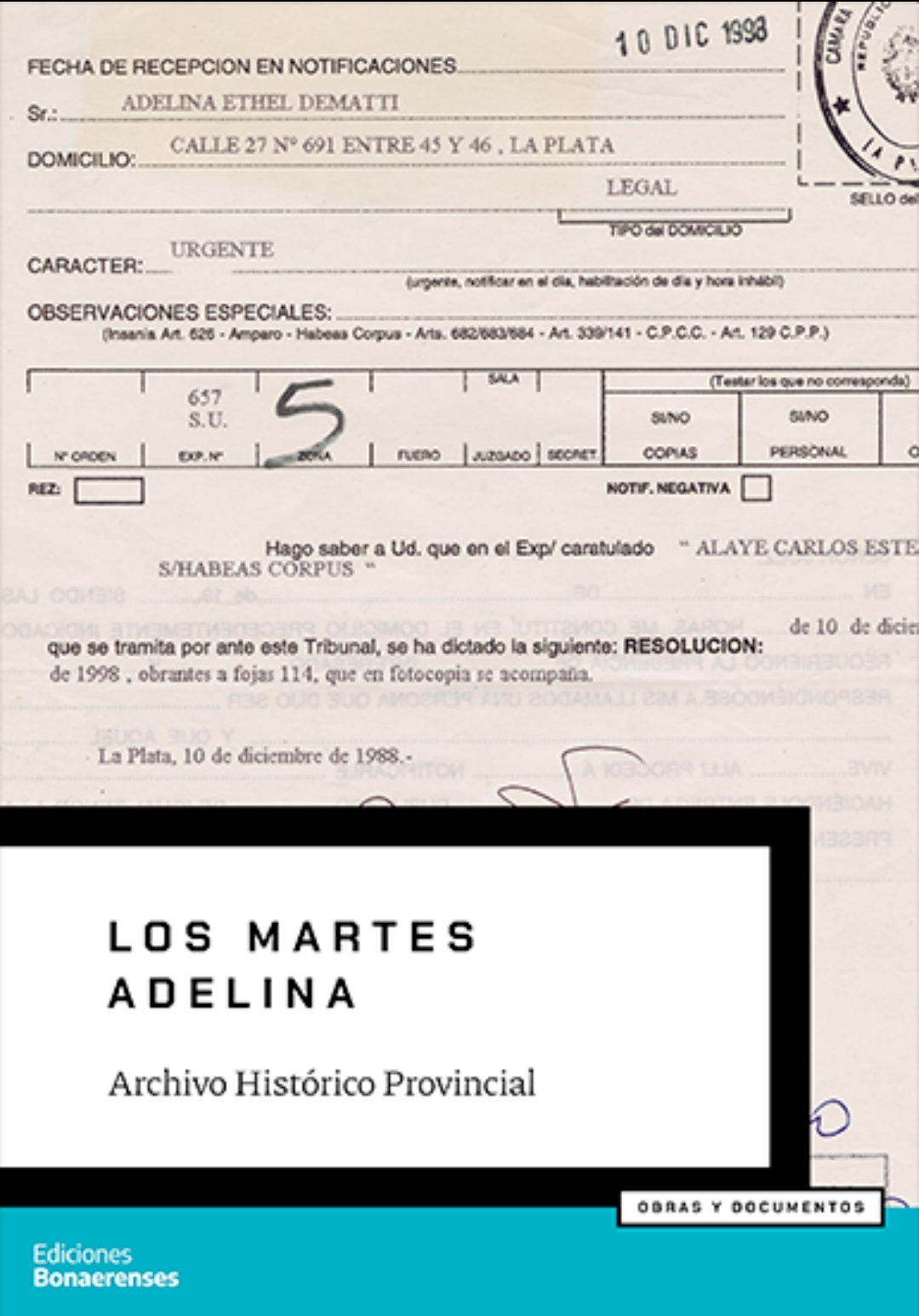 ALICIA SARNO: "EL INGRESO DEL ARCHIVO PERSONAL DE ADELINA MARCÓ UN ANTES Y UN DESPUÉS"