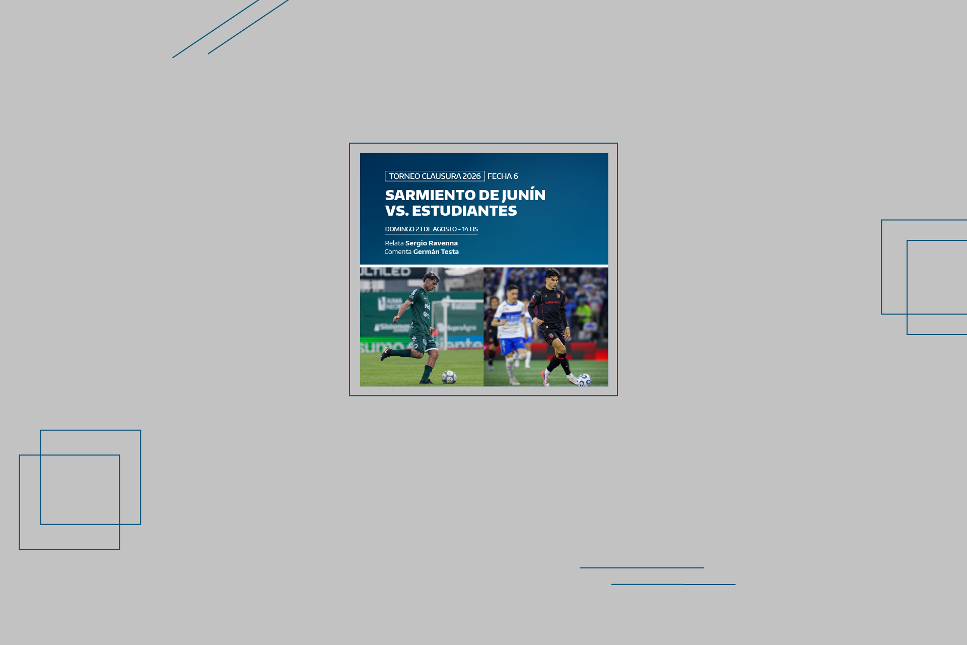 SARMIENTO DE JUNÍN VS ESTUDIANTES