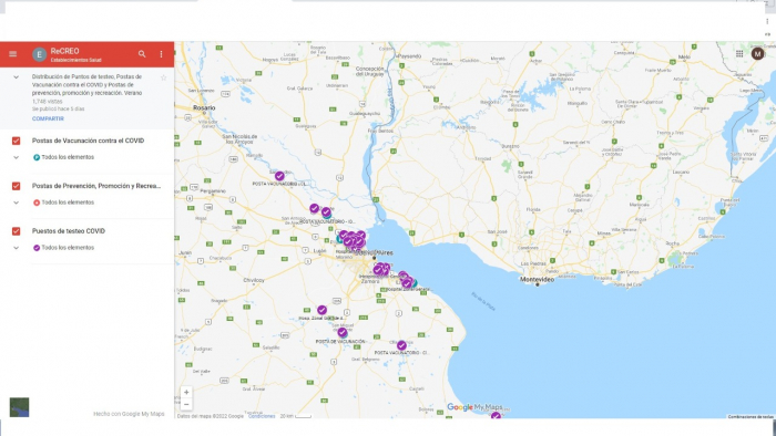 CREAN UN MAPA CON LOS PUNTOS DE VACUNACIÓN Y TESTEO EN CENTROS TURÍSTICOS