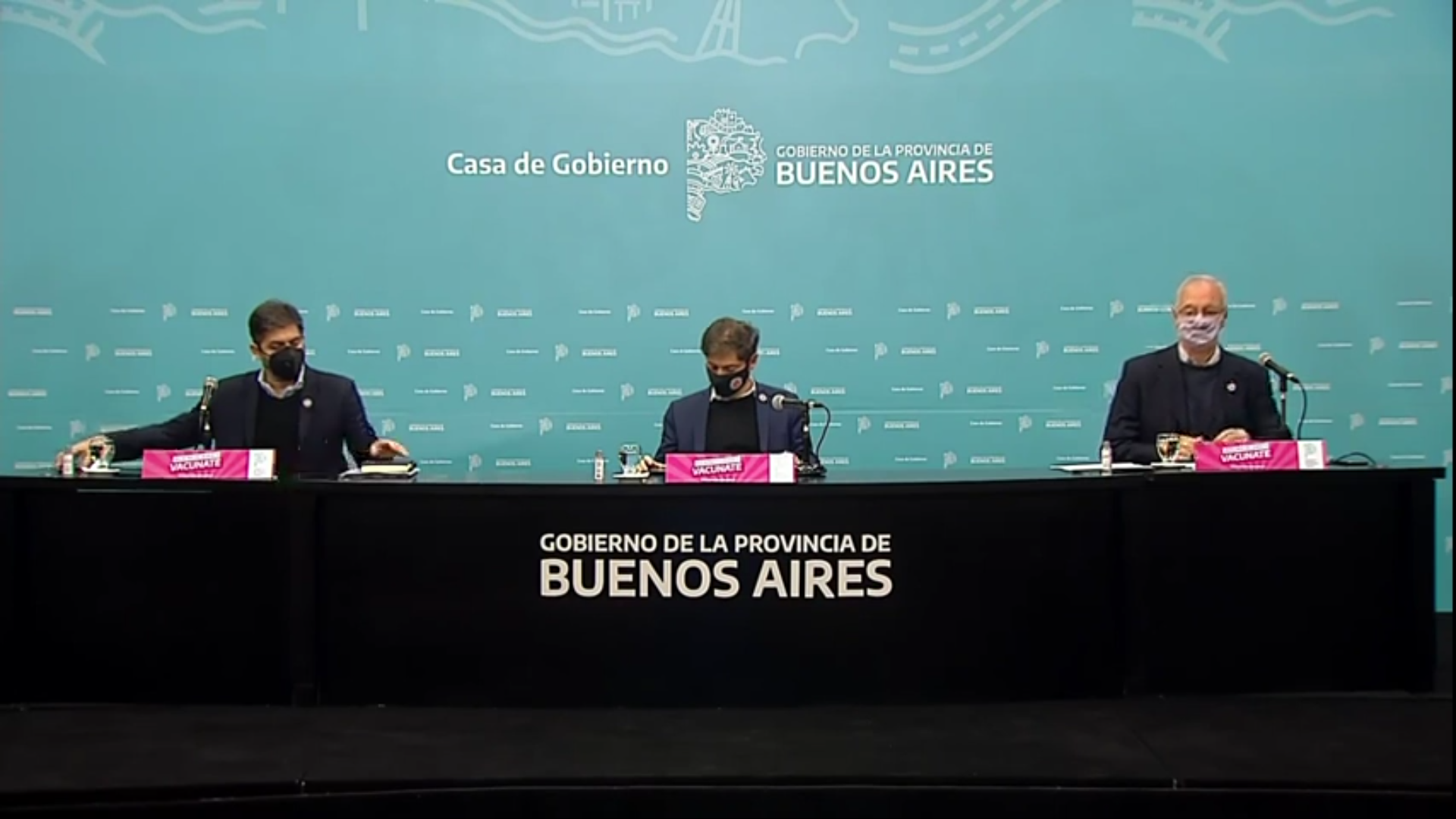 KICILLOF ANUNCIÓ LA VACUNACIÓN LIBRE A MAYORES DE 45 AÑOS