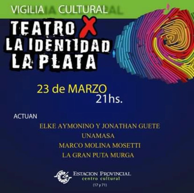 ESTA NOCHE SE REALIZA UNA NUEVA VIGILIA CULTURAL POR MEMORIA, VERDAD Y JUSTICIA