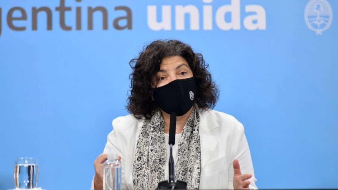 CARLA VIZZOTTI PRESENTÓ LAS NUEVAS MEDIDAS SANITARIAS