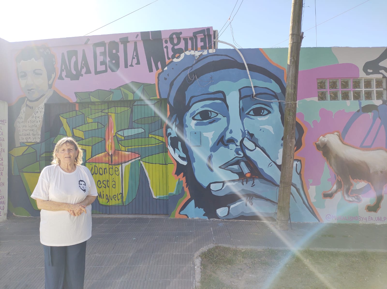 INAUGURAN EL MURAL "ACÁ ESTÁ MIGUEL"