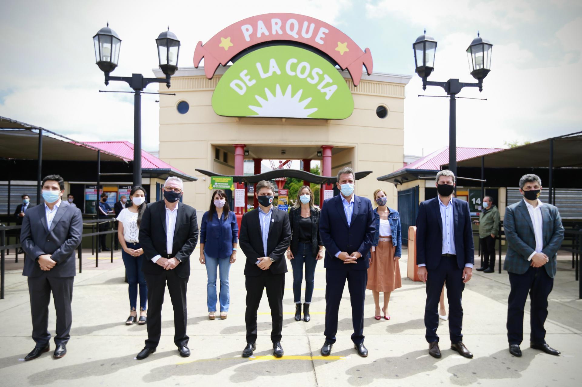 KICILLOF PARTICIPÓ DEL ACTO DE REAPERTURA DEL PARQUE DE LA COSTA