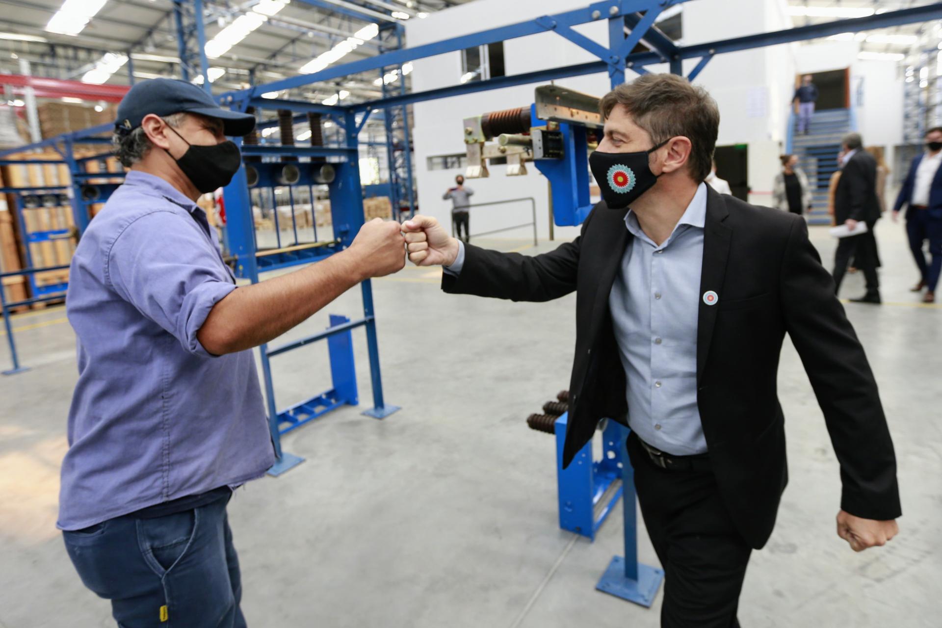 AXEL KICILLOF HABILITÓ UN NUEVO  PARQUE INDUSTRIAL