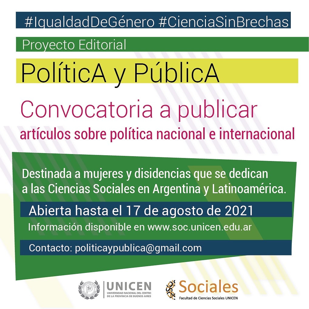 LA UNICEN CONVOCA A PARTICIPAR DE UN PROYECTO EDITORIAL FEMINISTA