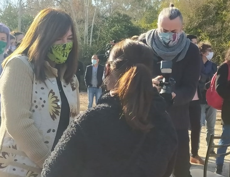 SEÑALIZAN EL SITIO DONDE HALLARON LOS RESTOS DE JOHANA RAMALLO