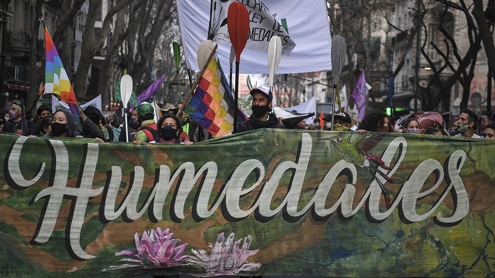 RECLAMAN QUE SE DEBATA LA LEY DE HUMEDALES PARA QUE EL PROYECTO NO PIERDA ESTADO PARLAMENTARIO